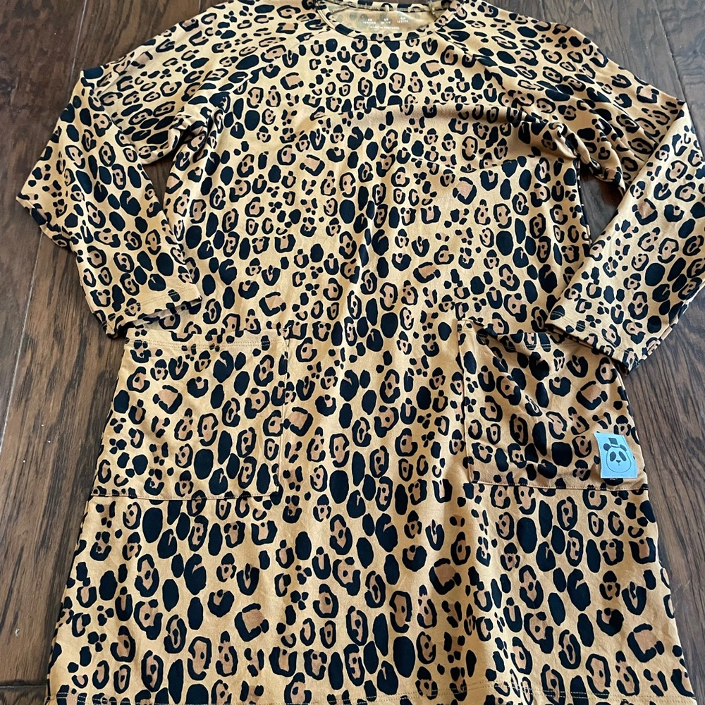 Leopard Print Girls Dress